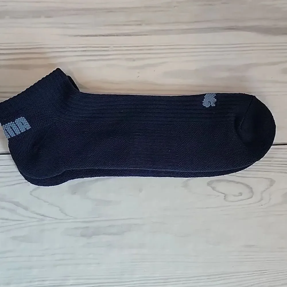Puma Men's Athletic Socks NWOT - White, Blue, Light Blue Size One Size 6 Pairs